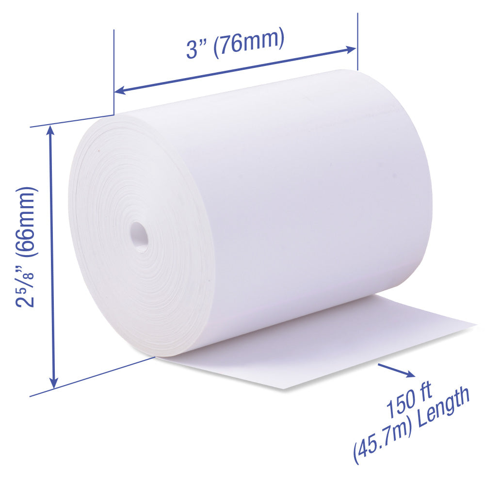 1 Ply Bond 3 x 150 ft CORELESS Bright White 50 rolls